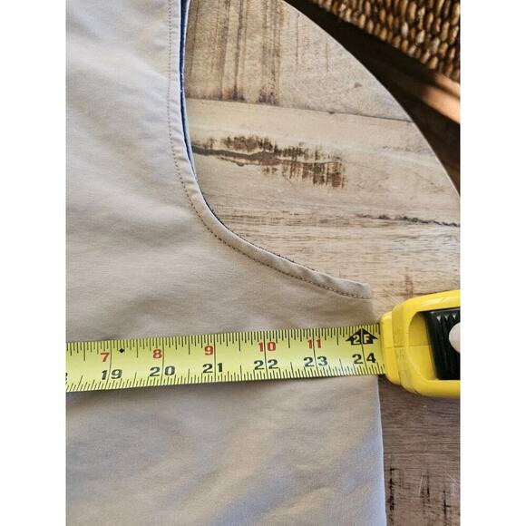 Lands' End Fleece Lined Utility Vest Men’s Size L Multi Pockets Cargo Outdoors - Picture 9 of 10